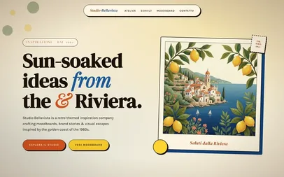Case: Studio Bellavista — italiensk gouache design