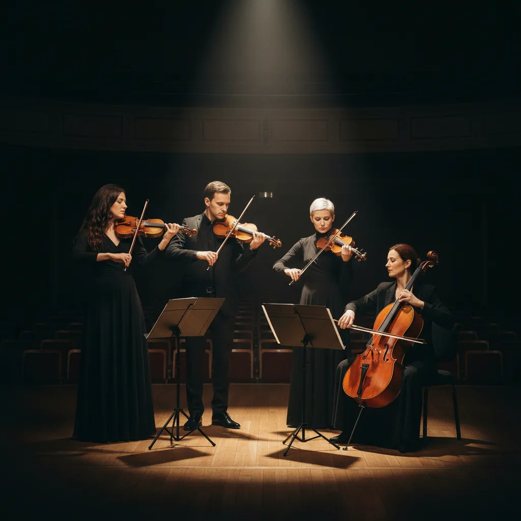 Branch Quartet on stage